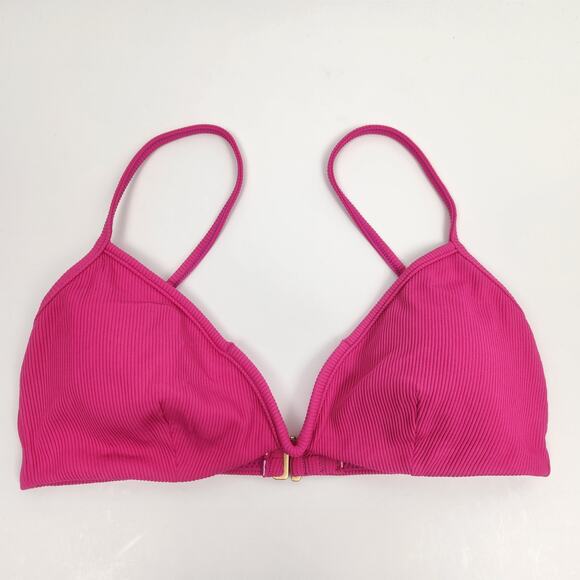 L*Space Helena Bikini Top in Bougainvillea Pink Size Small NWT - Picture 2 of 6